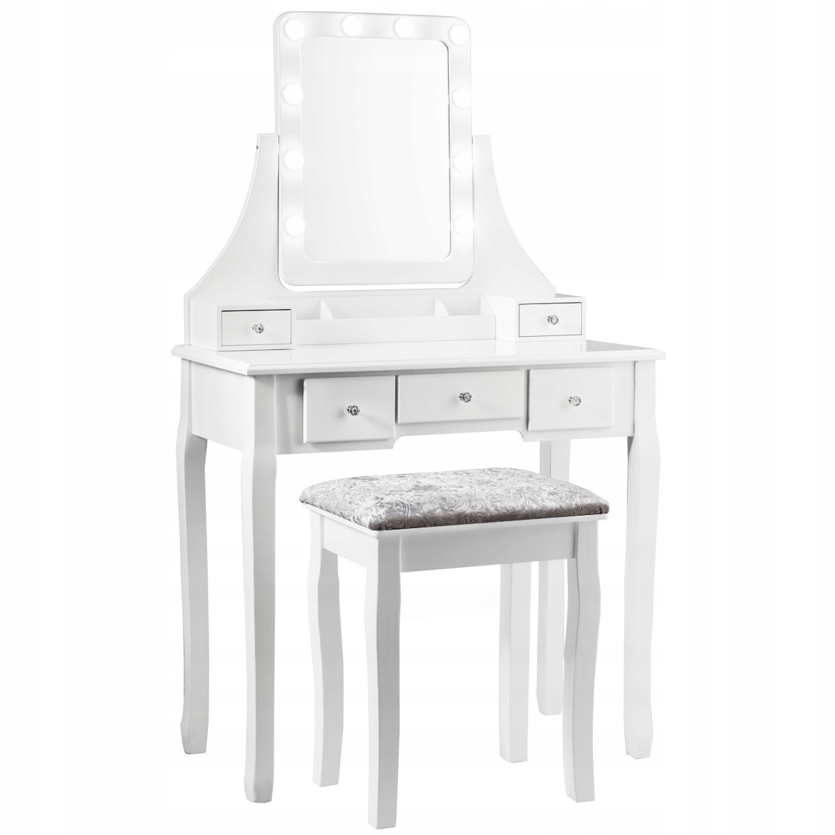 Toaletka z lustrem i Led ze stolkiem