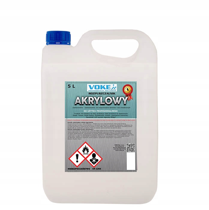 Rozpuszczalnik Akrylowy 5L Voke