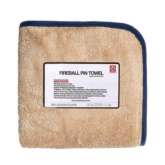 Fireball Pin Towel 72 x 95 Navy Ręcznik Do Osuszania Samochodu