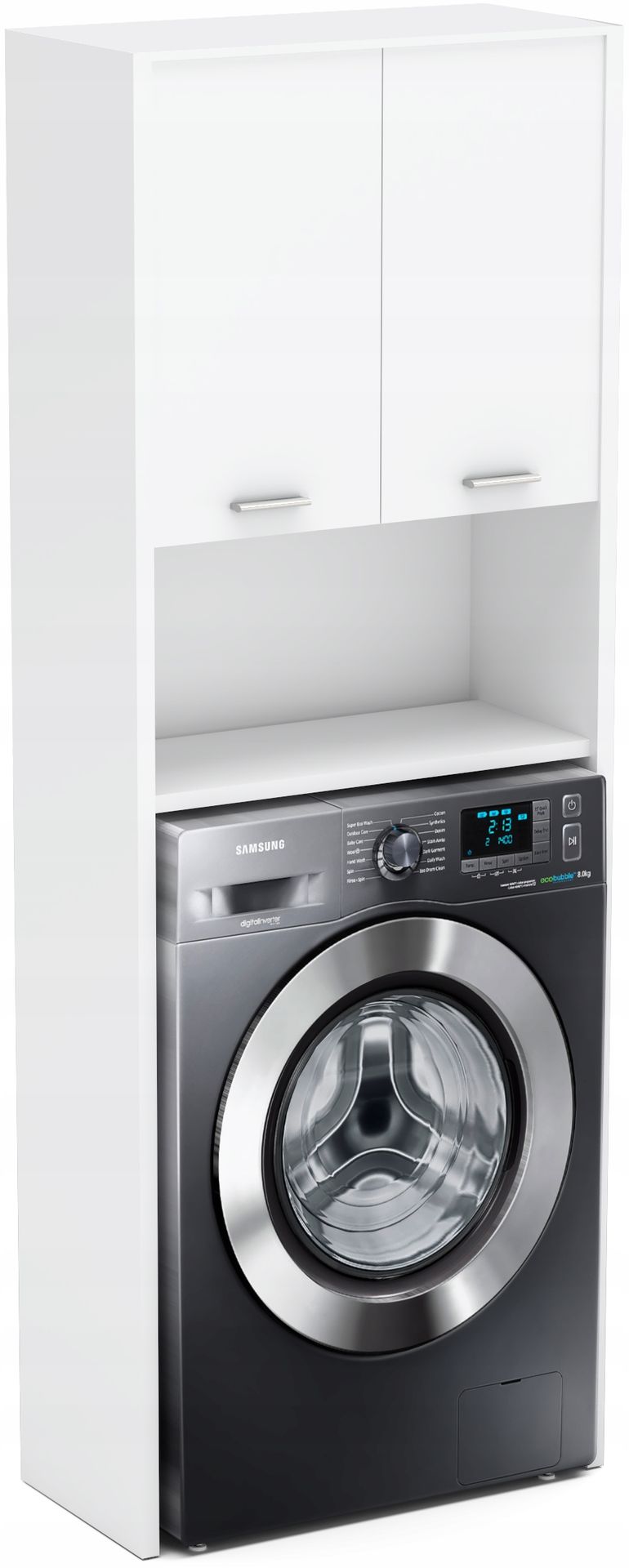 Szafka Łazienkowa Biała Szafka Nad Pralkę Regał Łazienkowy Słupek Stojący