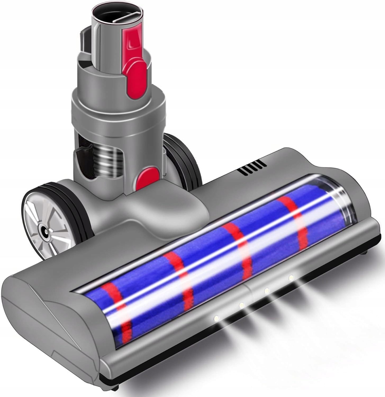 Miękka Turbo Szczotka Led Do Odkurzacza Dyson V7 V8 V10 V11 V15
