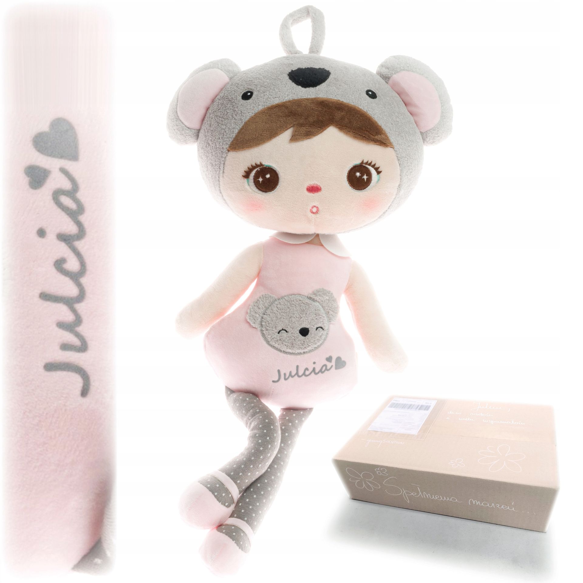 Lalka Metoo z Imieniem Miś Pluszowy Koala z okazji narodzin dziecka