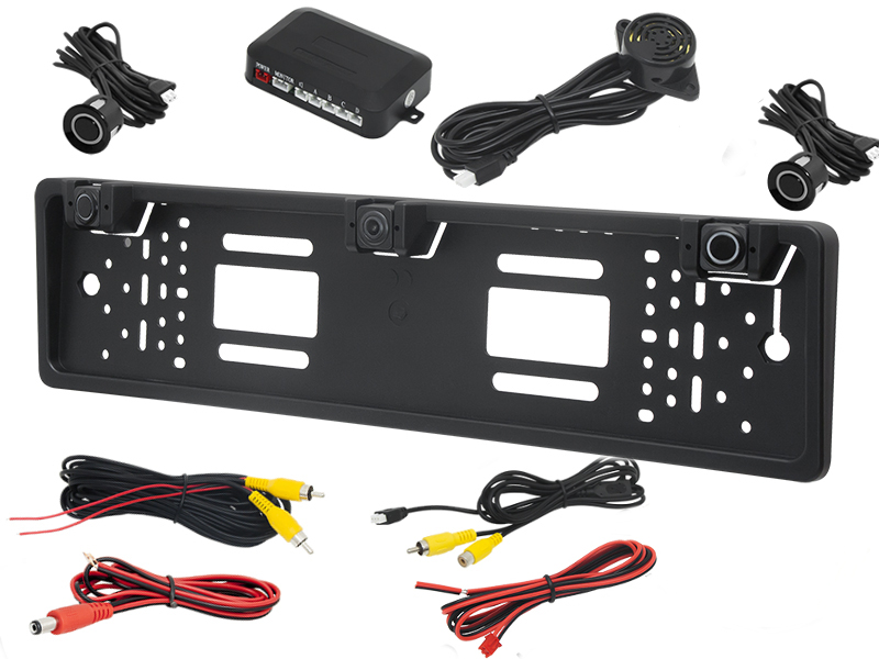 Kamera Cofania Czujniki Parkowania W Ramce Zestaw