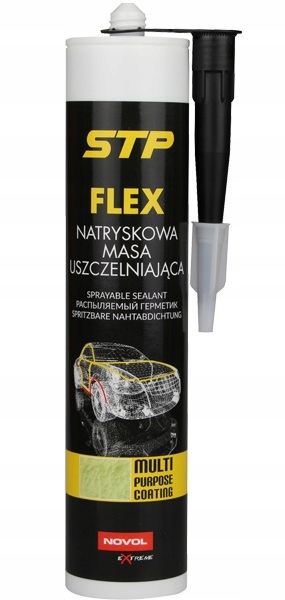 Novol Stp Flex Natryskowa Masa 290ml Czarna
