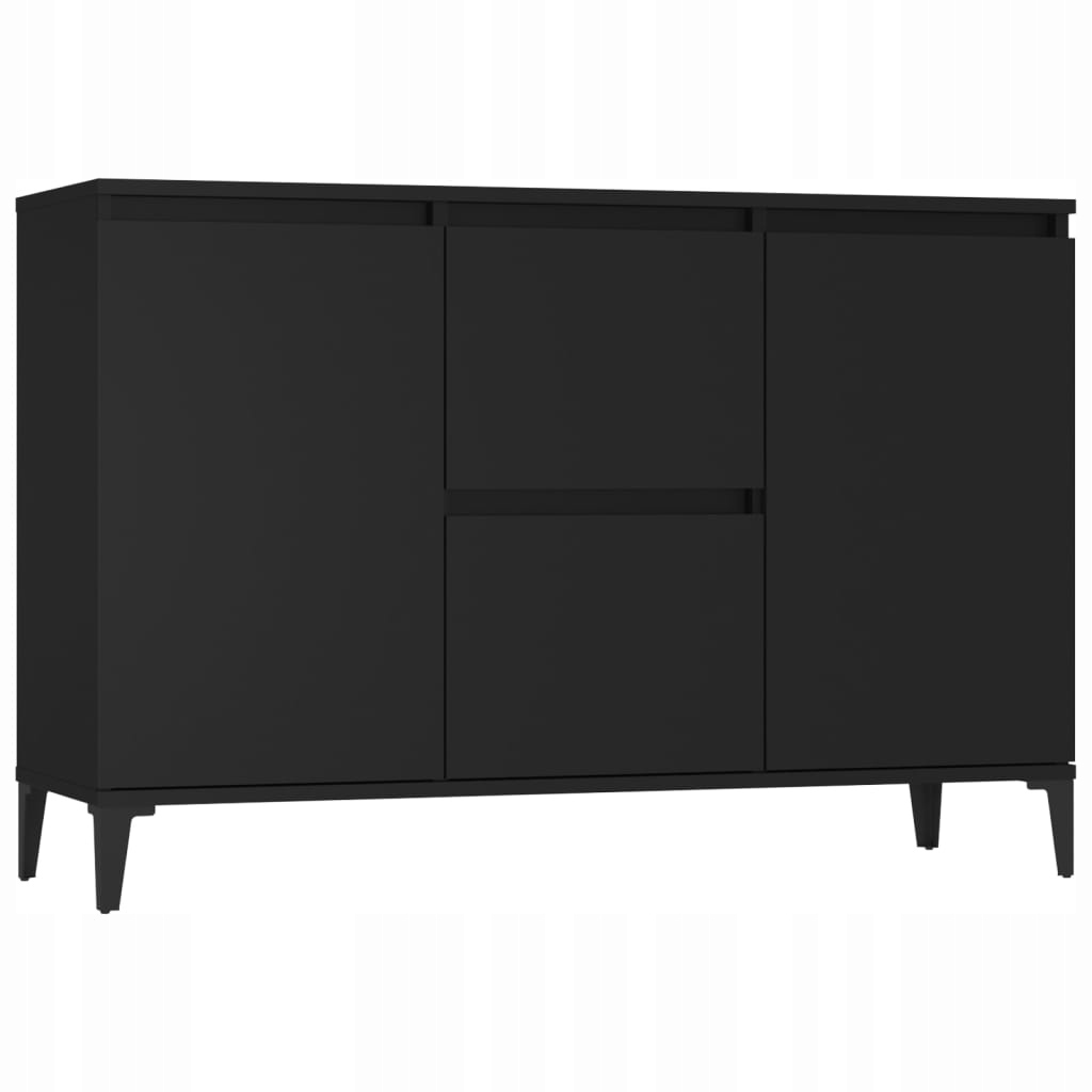 Komoda VidaXL 806113 103,5 x 35 x 70cm czarny matowe
