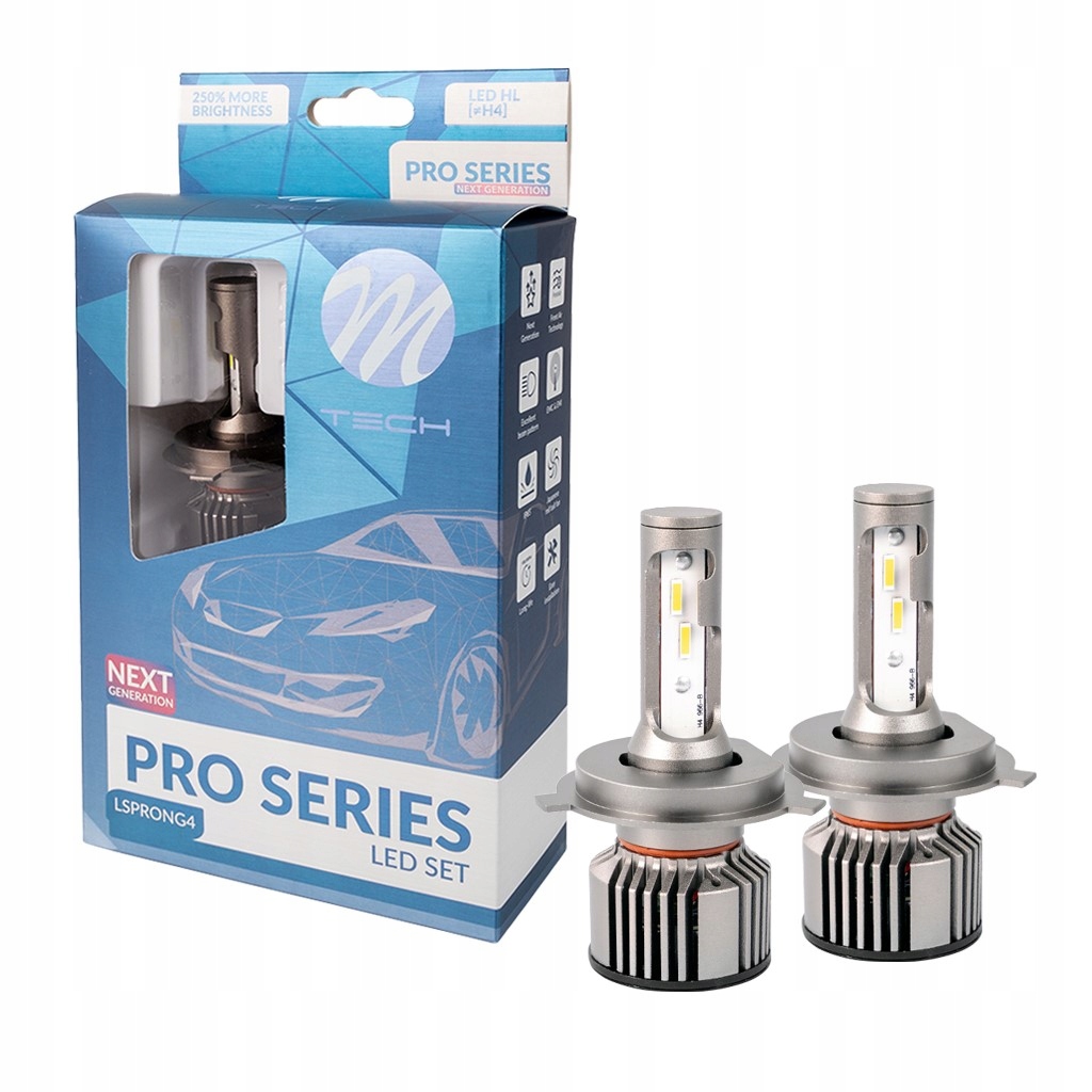 Retrofit M-tech Led Set Pro H4 New 40W diody Osram