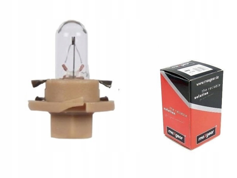 Żarówka Cokołowa Bax 1,5W 12V biała beżowa BX8,4D