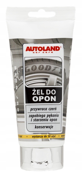 Autoland Żel Do Opon Czernidło do gumy opony wydajne tubka 150ml
