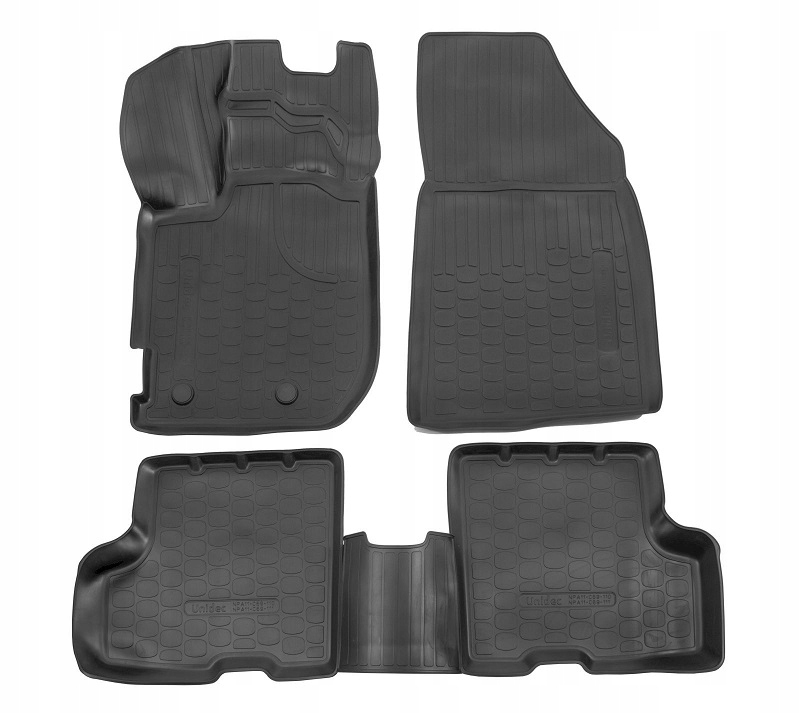 Dacia Duster 2017-2024 2WD Dywaniki Gumowe Korytka