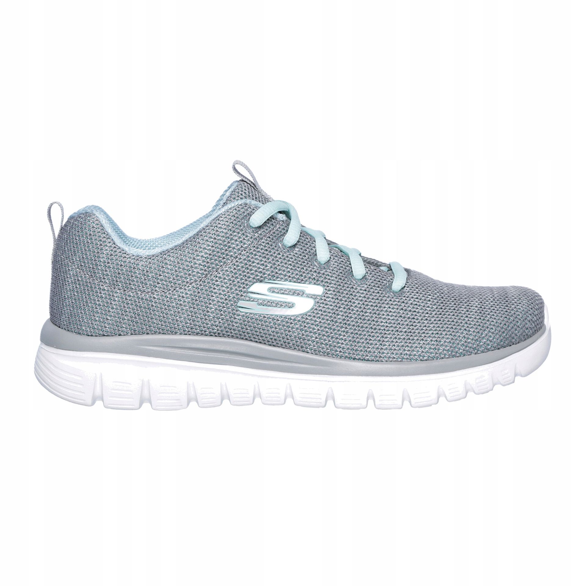 Buty damskie Skechers Graceful Twisted Fortune gray/mint 40 Eu