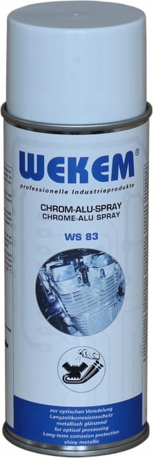 Chrom Aluminium Spray 400ml Ochrona Antykorozyjna Wysoki Połysk Do Metalu