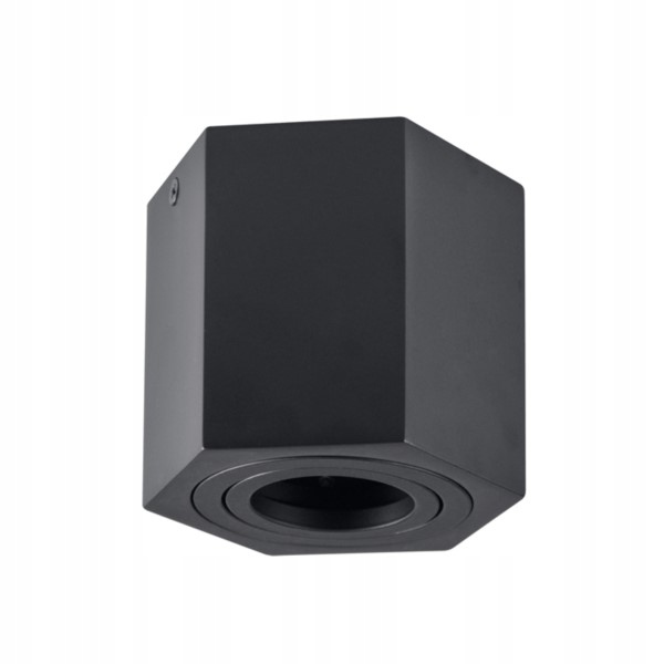 Oprawa sufitowa Areno Black ruchoma aluminium czarna 100x87x115mm