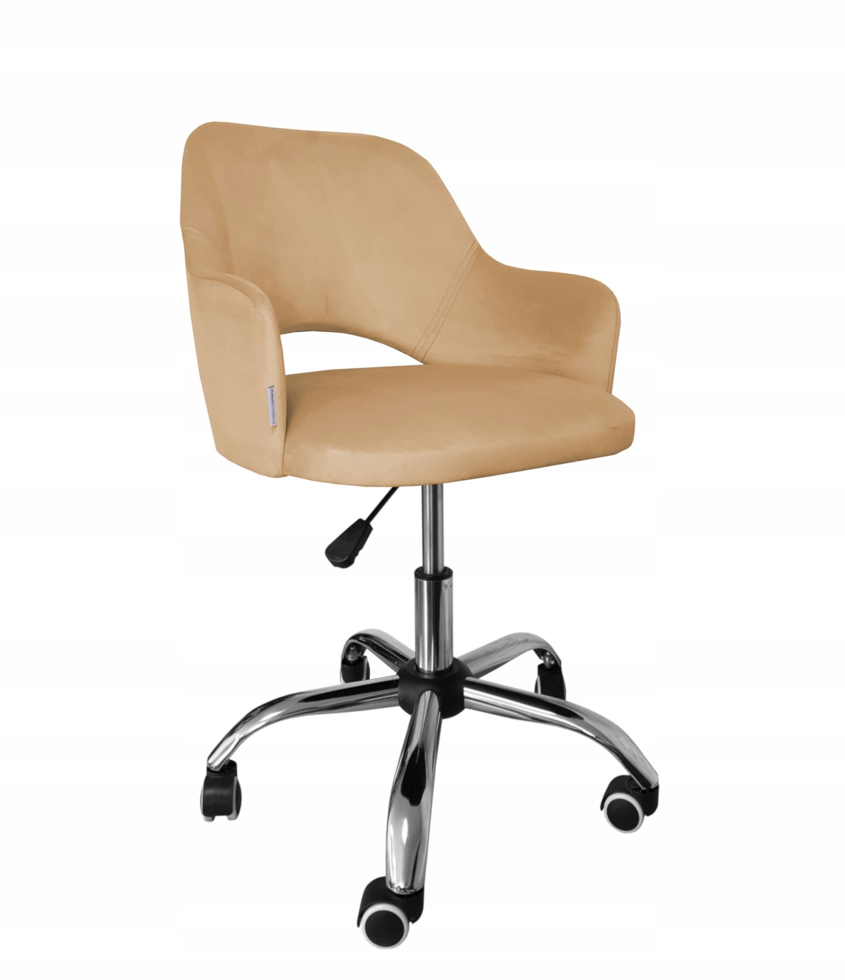 Fotel obrotowy biurowy Milano MG06 jasny brąz