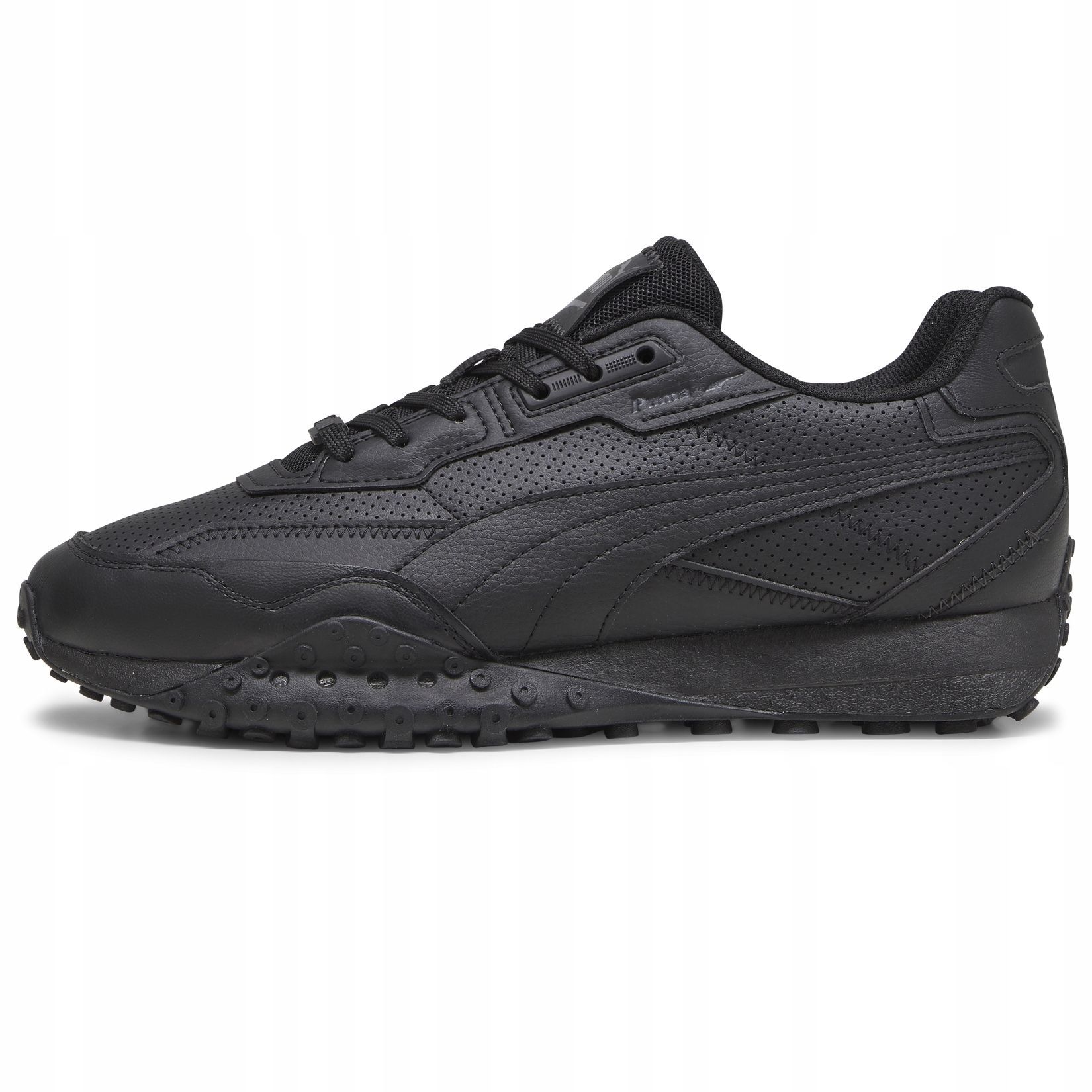 Buty męskie sportowe Puma Blktop Blacktop Rider Leather czarne 42.5