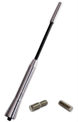 Antena Bat Maszt Radiowy 18 cm Aluminium- Chrom Adaptery