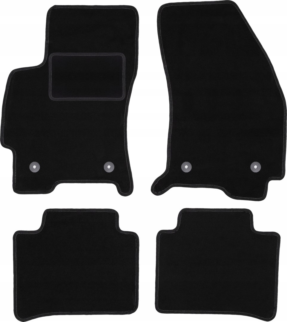 dywaniki czarne do: Ford Mondeo MK3 kombi, liftback, sedan 2001-2007