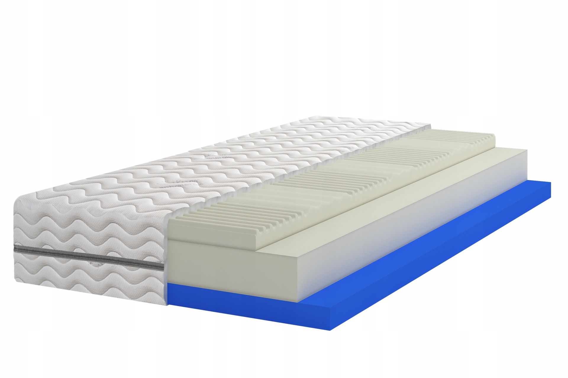 Materac Piankowy Visco Hr 7 stref 90x200 H2 H3