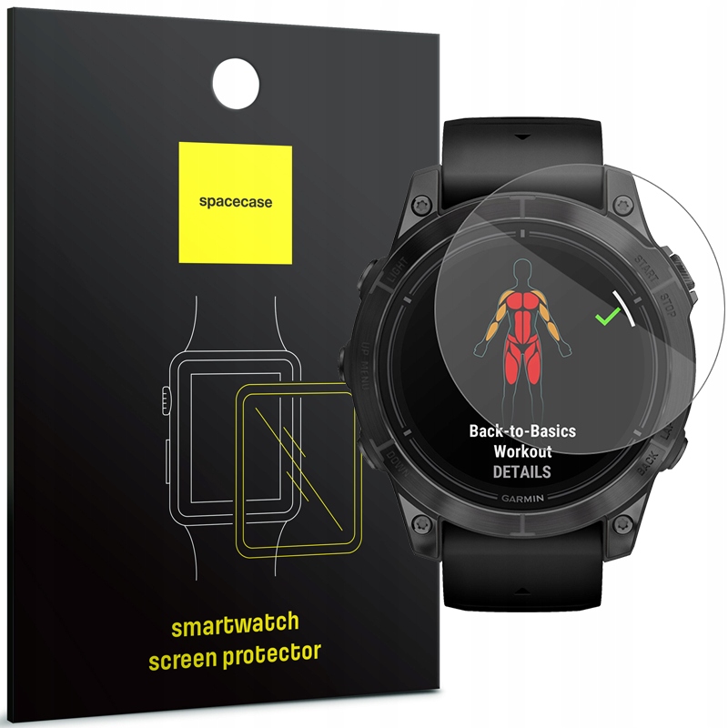 Pełne Szkło Hartowane Ochronne Do Garmin Epix Pro Gen 2 47MM Spacecase