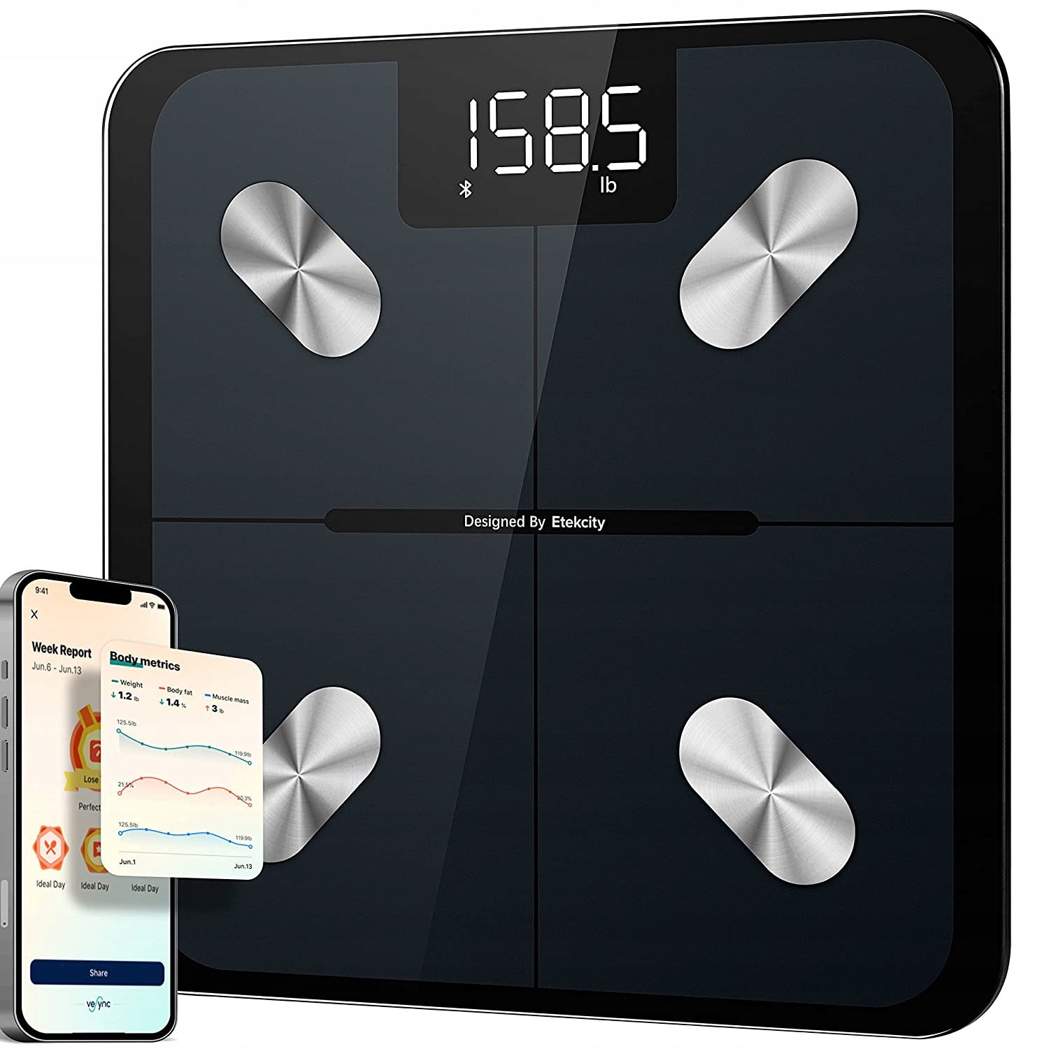 Waga łazienkowa Fitness Scale ESF-551