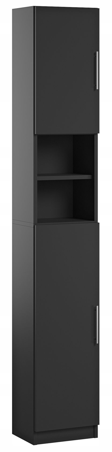 Słupek Łazienkowy Szafka Melody Czarny Mat