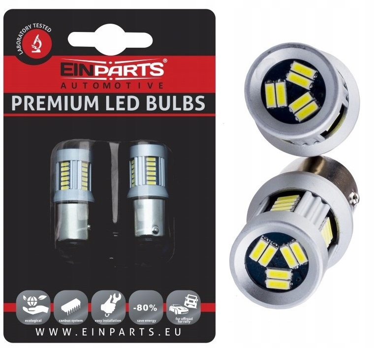 P21-5W Led 30x Smd Żarówki x2 Dwuwłóknowe Einparts