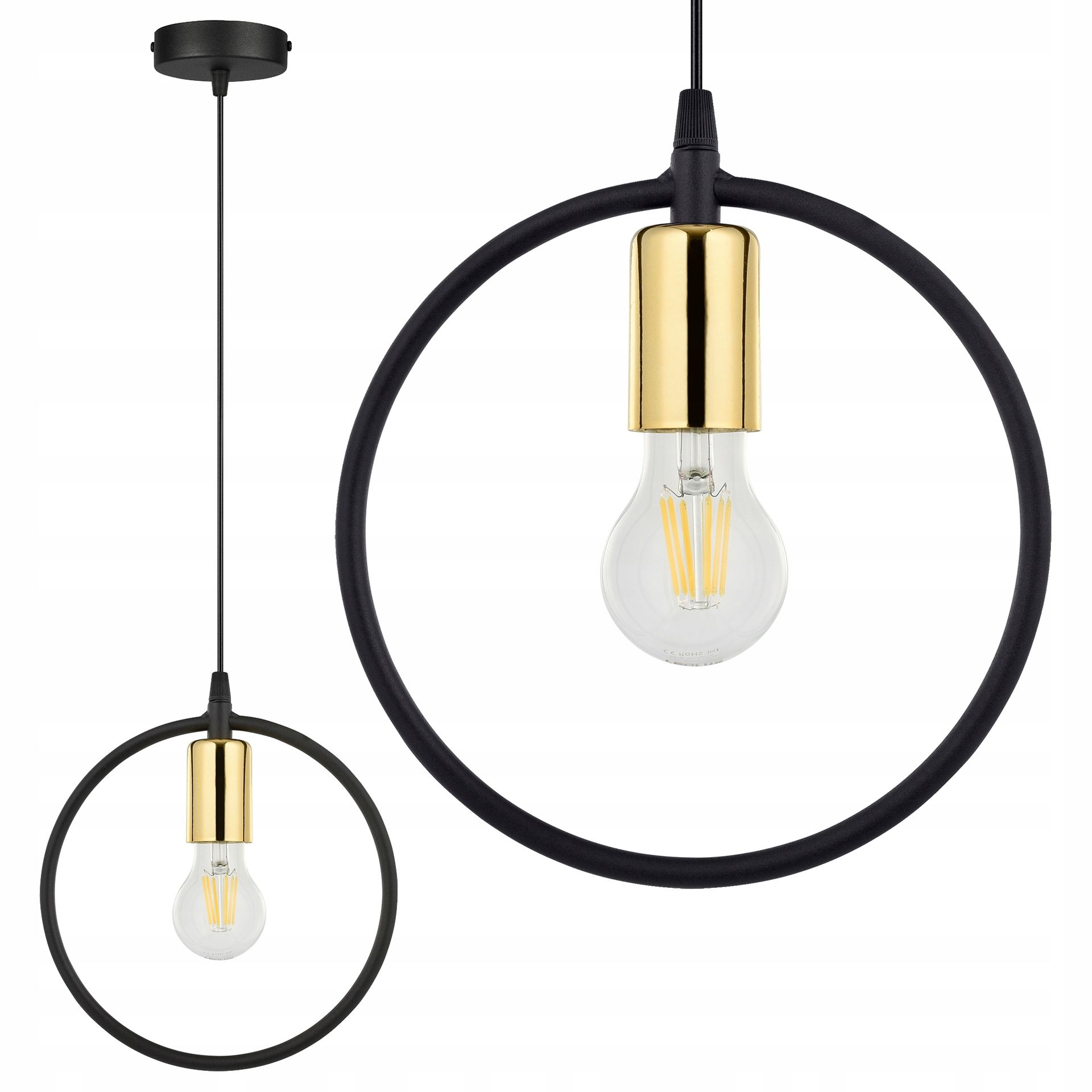 Lampa Wisząca Sufitowa Żyrandol Tuba Nowoczesna