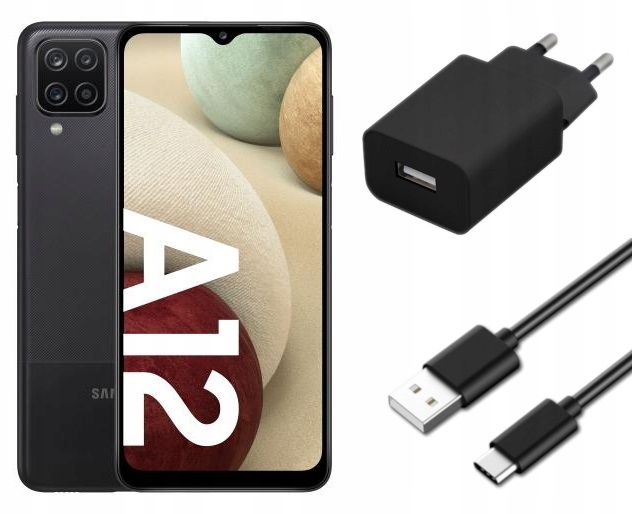 Samsung Galaxy A12 Nacho 4/64GB LTE 60Hz SM-A127F/DS Czarny