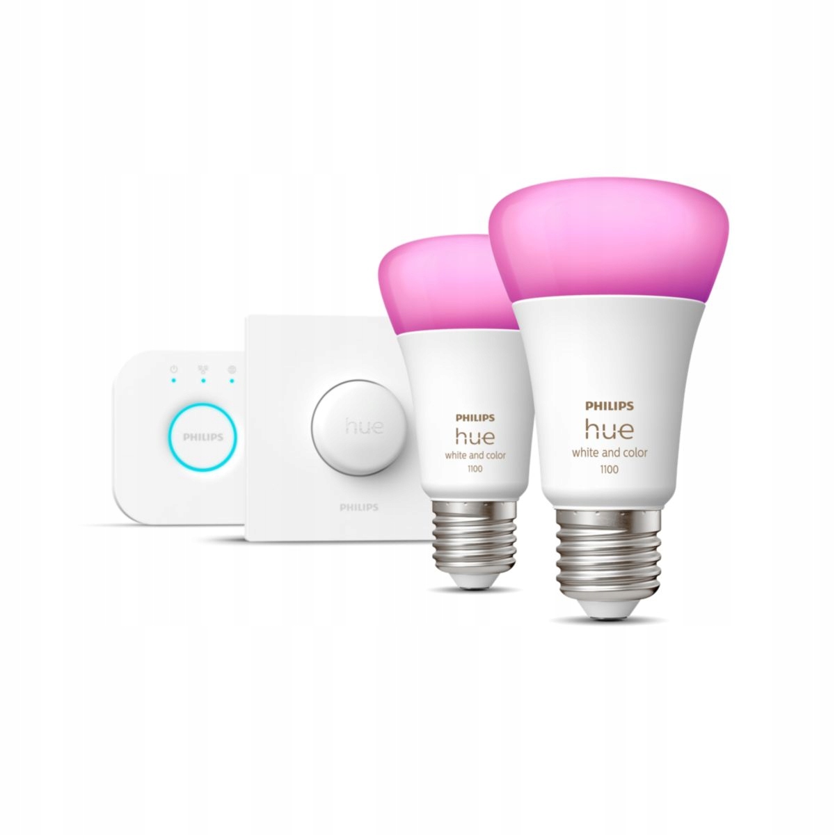 Philips Hue White and color ambiance Zestaw startowy 2xE27 1100lm 11W