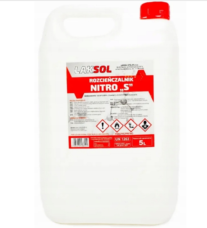 Rozcieńczalnik Rozpuszczalnik Nitro S Premium 5l