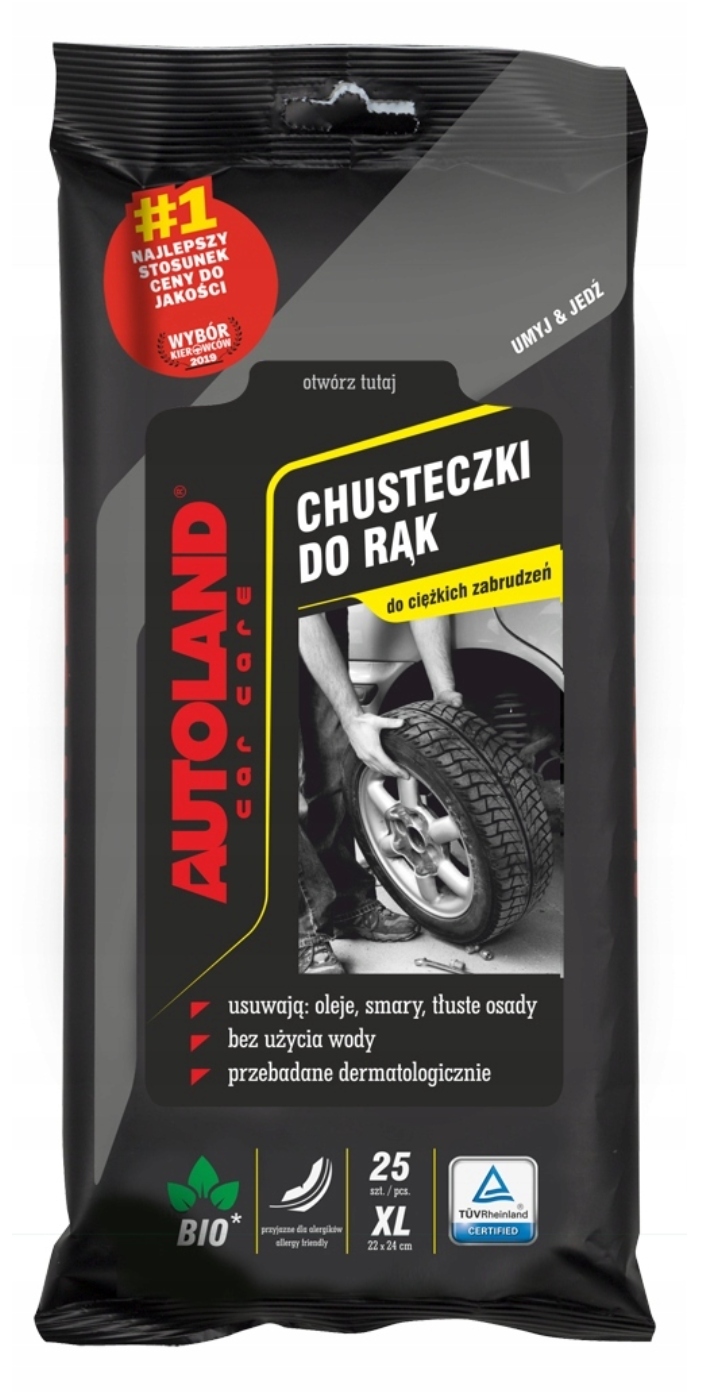 Chusteczki Autoland do Rąk Skuteczne Rozwiązanie do Ciężkich Zabrudzeń