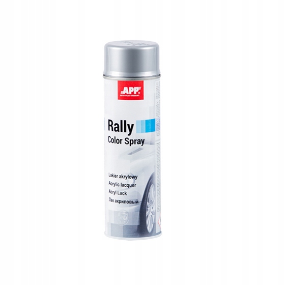 Lakier akrylowy Srebrny App Rally Color Spray 0,6L