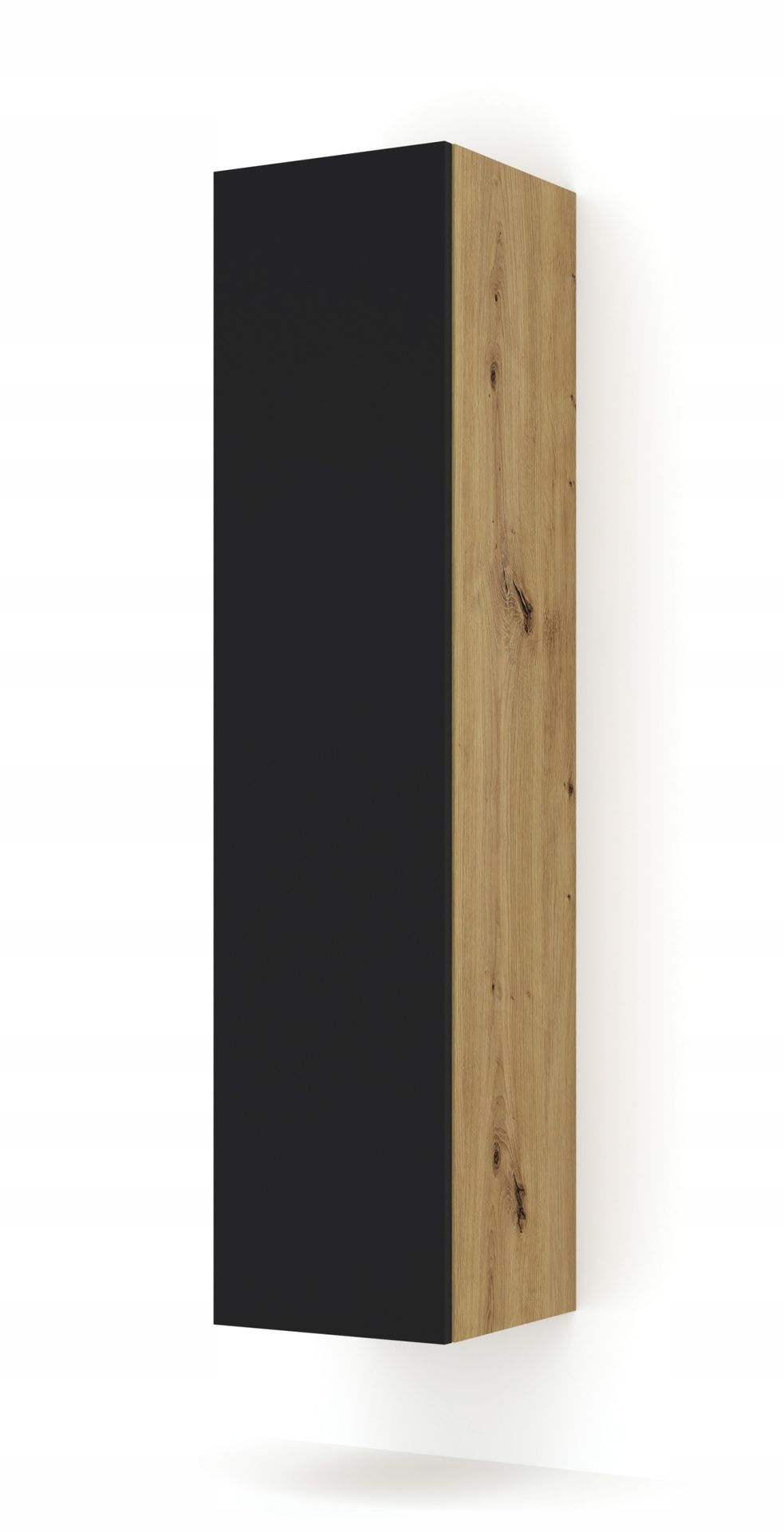 Szafka wisząca Duo 150 cm dąb artisan czarna