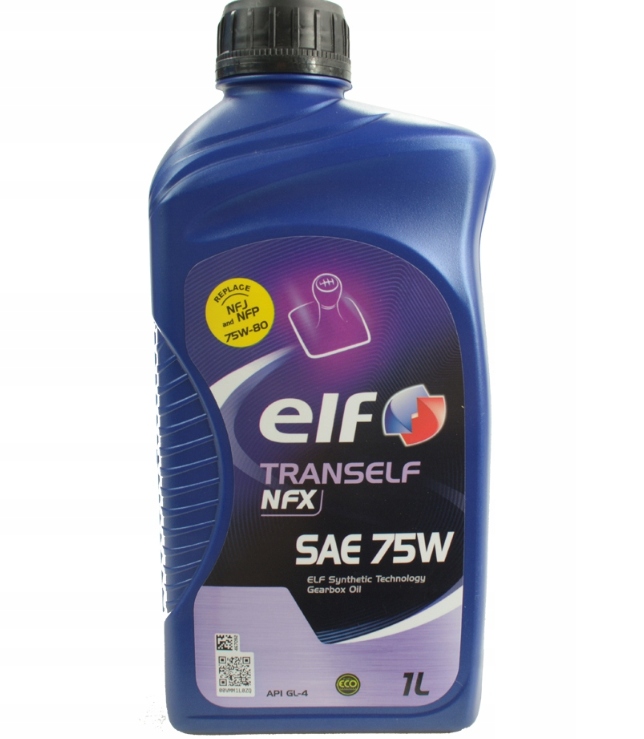 Elf Tranself Nfp Nfj Nfx 75W80 Olej Do Skrzyni Biegów Przekładniowy 1 L