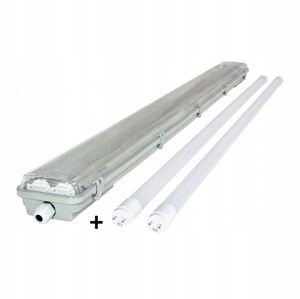 Oprawa hermetyczna 2x świetlówka Led 1800LM 840 120C IP65 Heda HDL236KOM