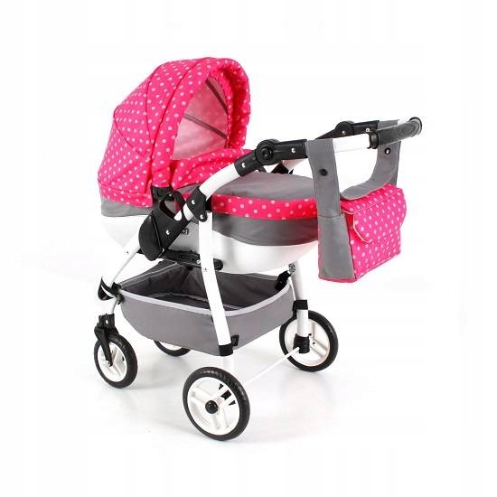 Wózek dla lalek Adbor Lily Sport 2 Gratisy Ls-08