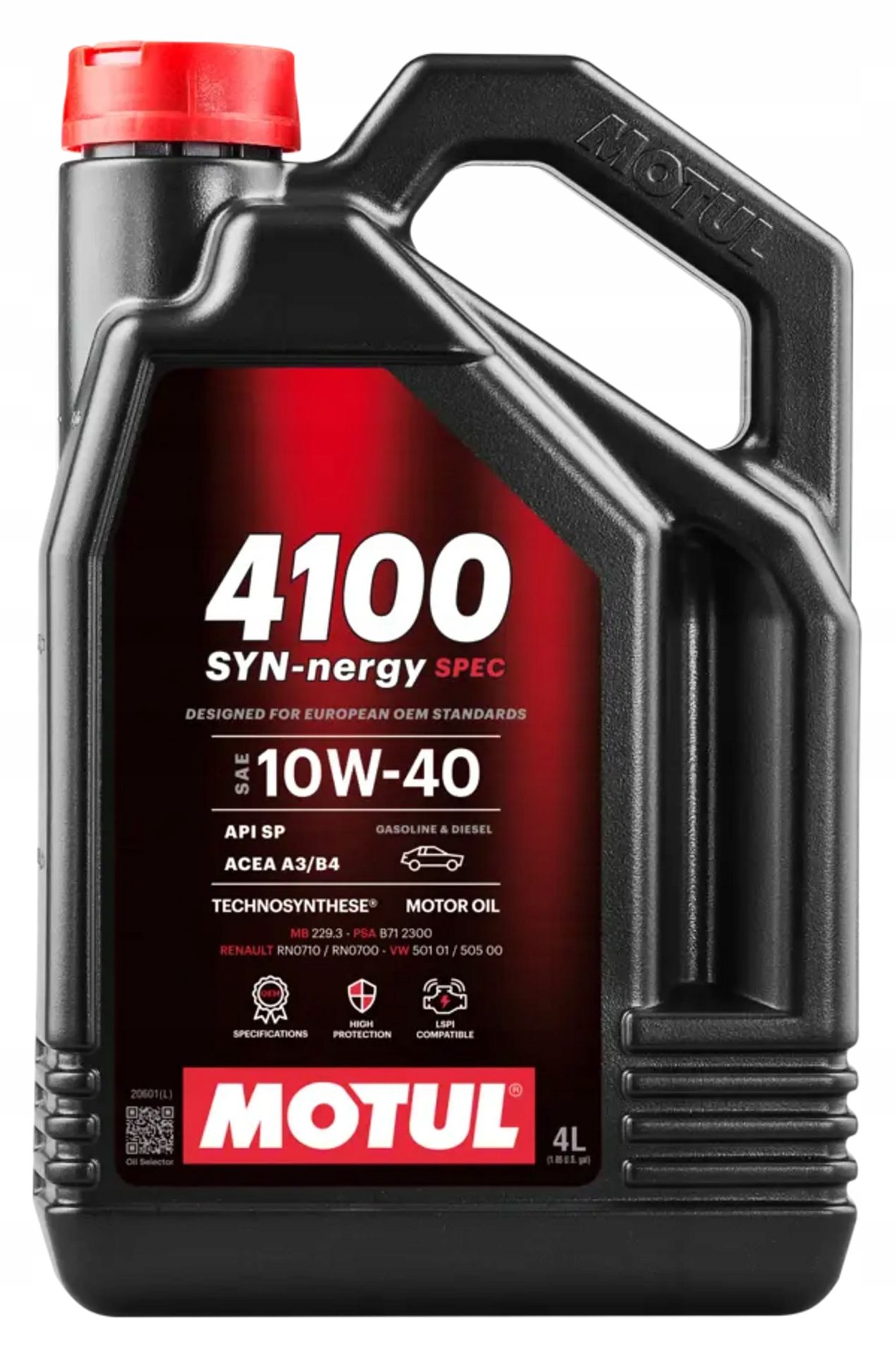 Motul 4100 Syn-nergy Spec 10W40 4L