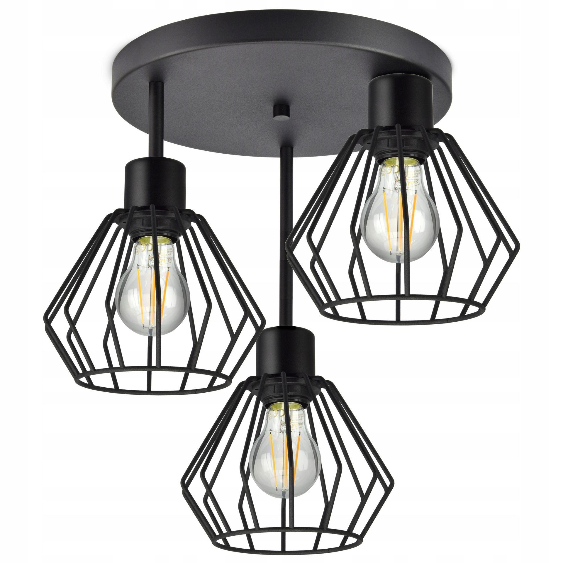 Lampa Wisząca Sufitowa Żyrandol Brylant Loft Drut