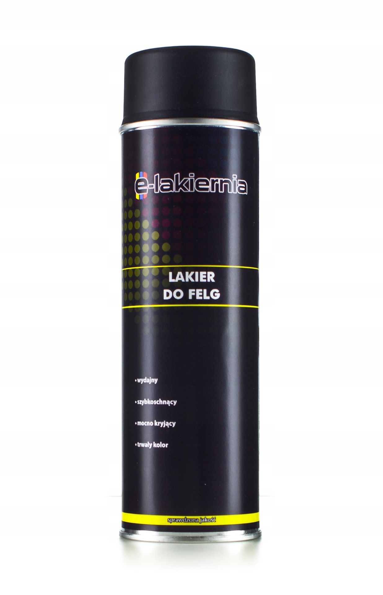 e-lakiernia Lakier Spray Do Felg Czarny Mat 500ml