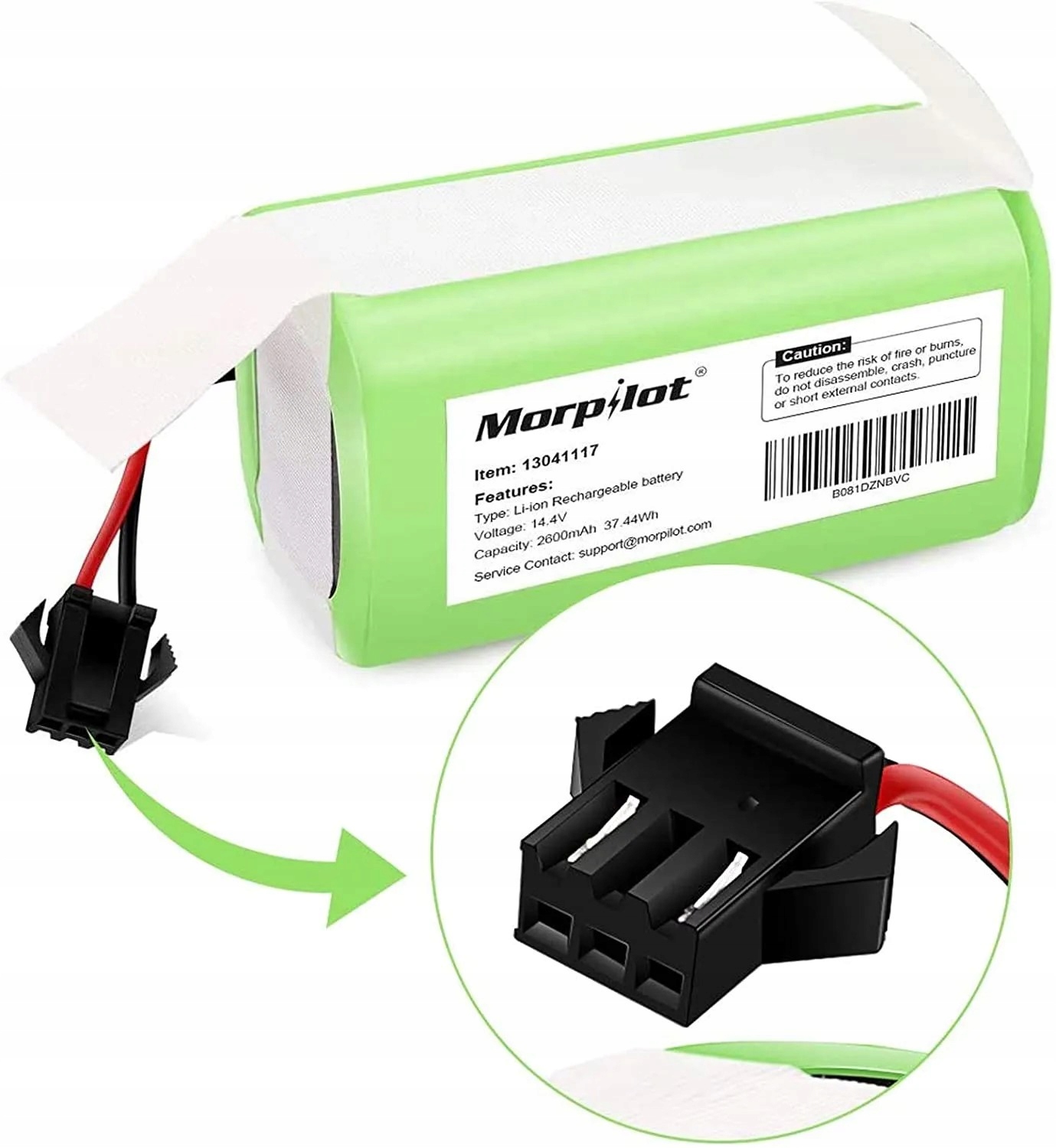 Akumulator litowo-jonowy Morpilot 14,4 V 3200 mAh