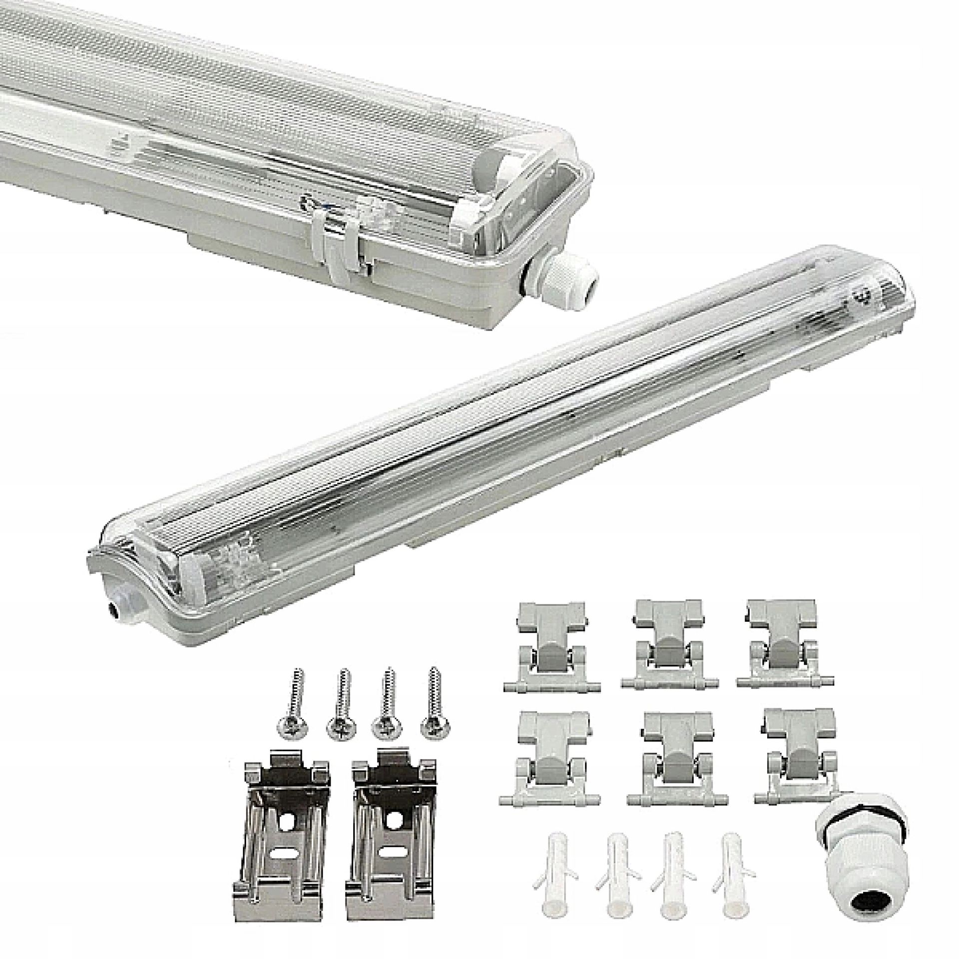 Oprawa Hermetyczna Lampa Warsztatowa do Garażu Led 2x60cm G13 Ecolight