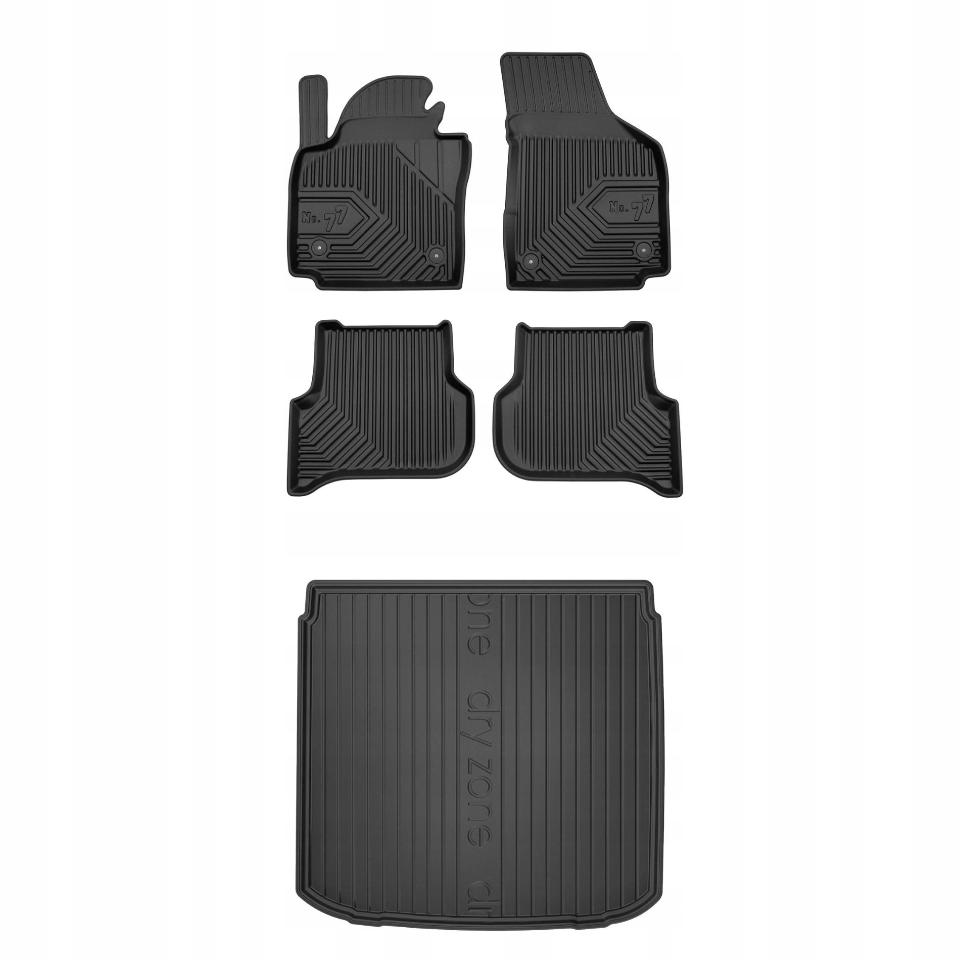 Zestaw dywaniki gumowe i mata do Seat Altea XL