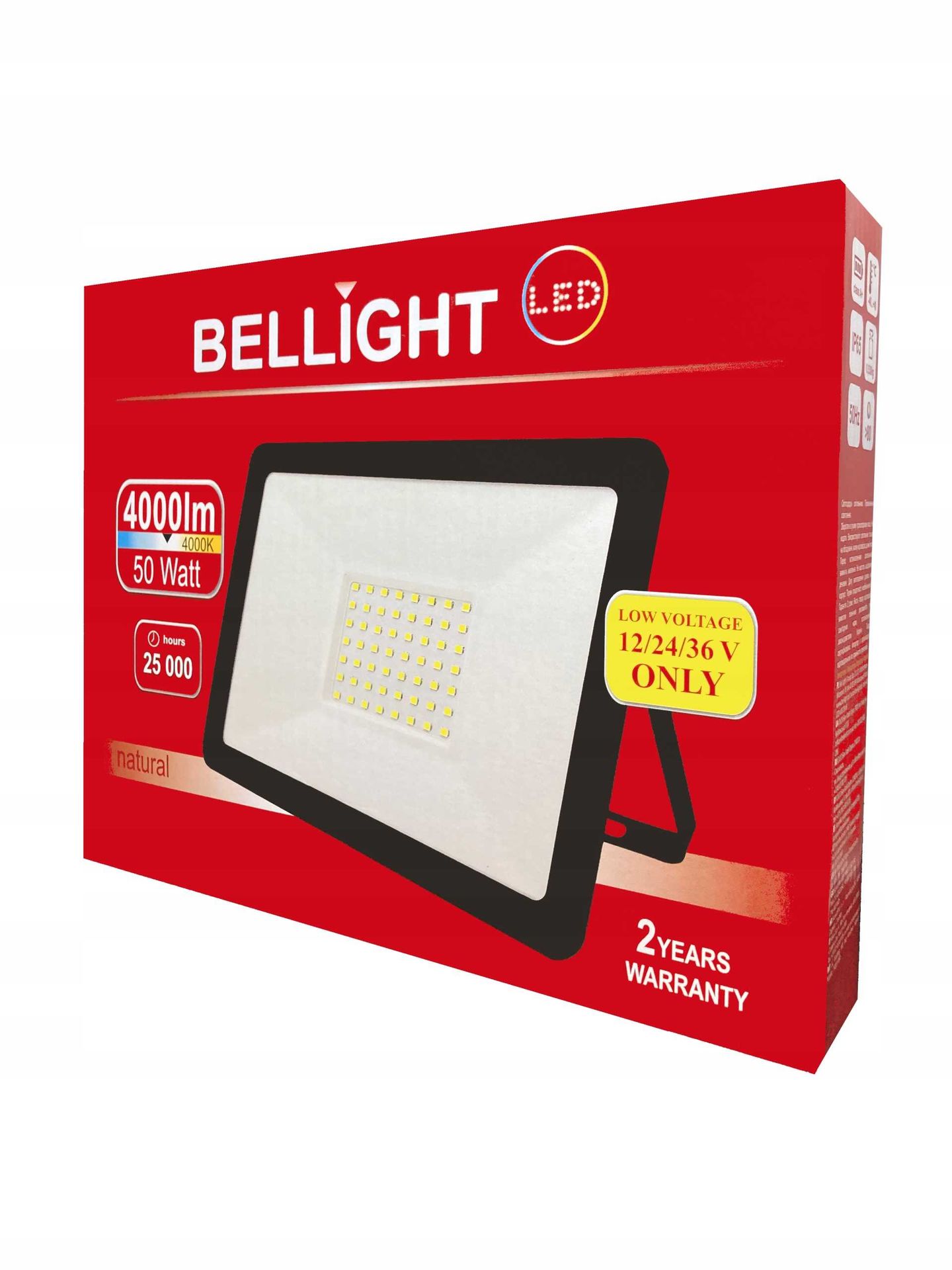 Naświetlacz Led Halogen 50W 12V 24V 36V Ac/dc