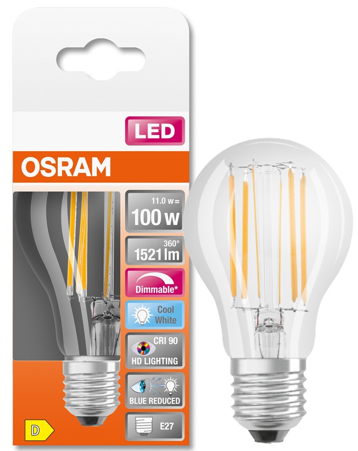 Osram żarówka Led 11W 100W 4000K DIM 1521lm