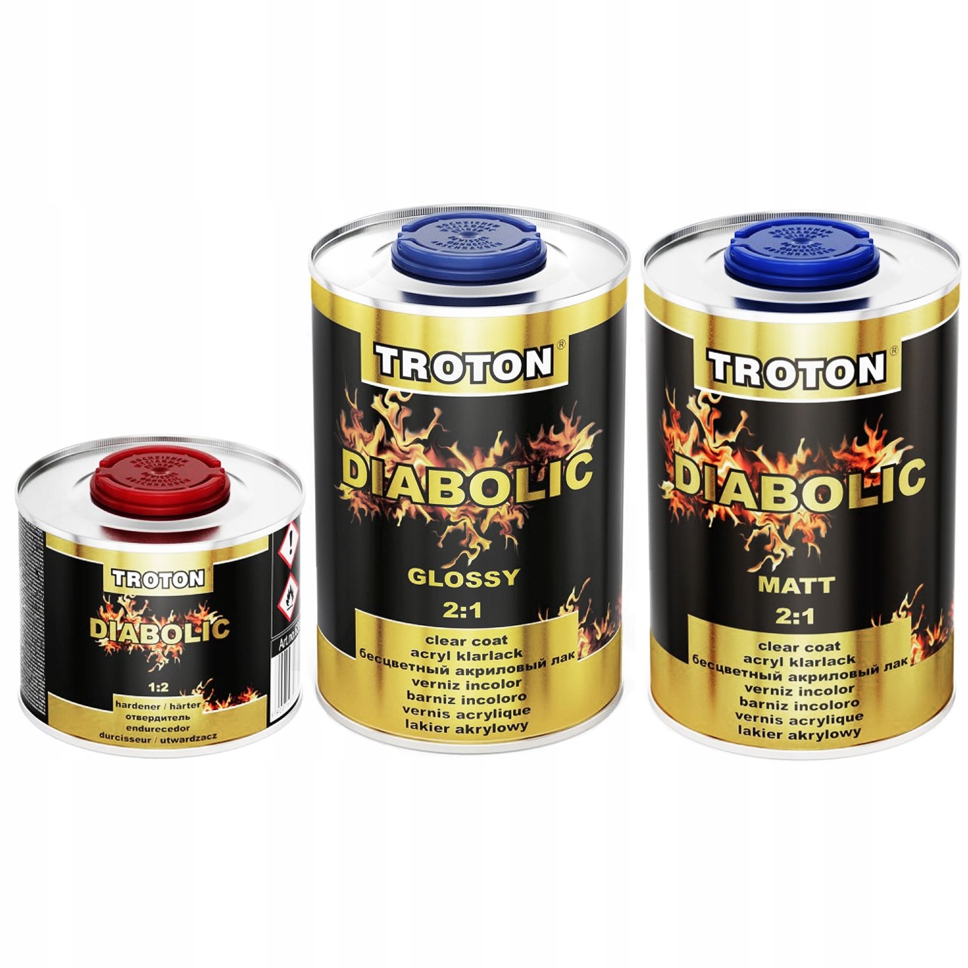 Troton Diabolic lakier akrylowy matowy 1l 0,5l