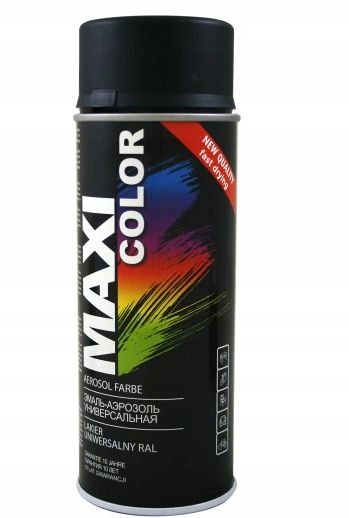 Farba Maxi sprayu lakier RAL9005 czarny Połysk 400
