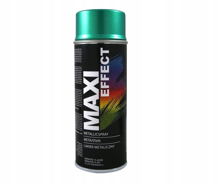 Maxi Color Metalik Zielony Farba Lakier Spray 400 ML