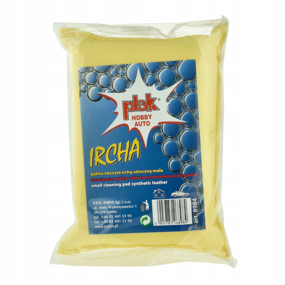 Plak Gąbka Irchowa Ircha Syntetyczna Do Szyb Okien