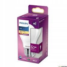 Żarówka Led Philips E27 7W zestaw 4szt