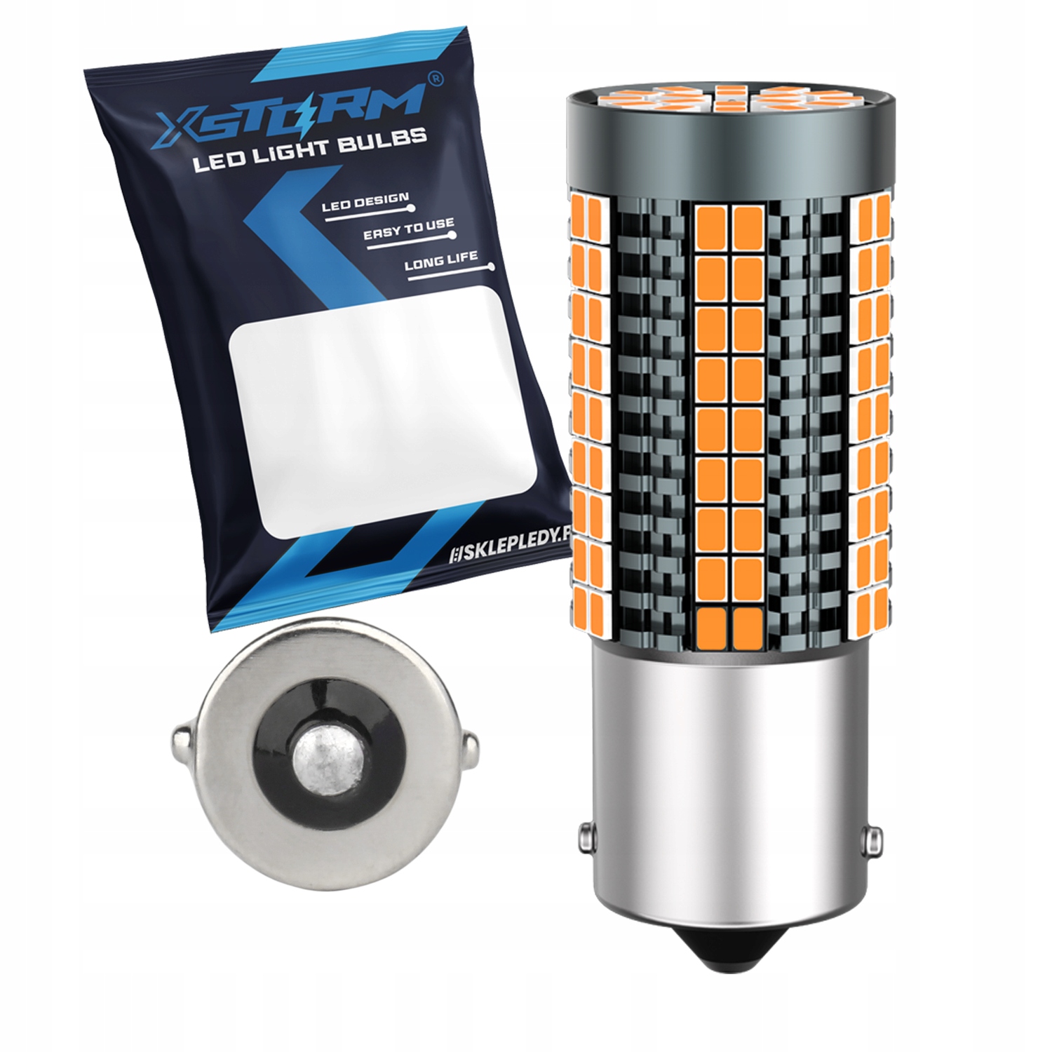 Żarówka Samochodowa Led Xstorm P21W Pomarańczowa Kierunkowskaz