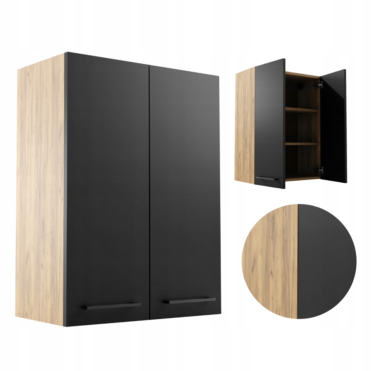 Szafka Łazienkowa Wisząca Pionowa 80cm Craft